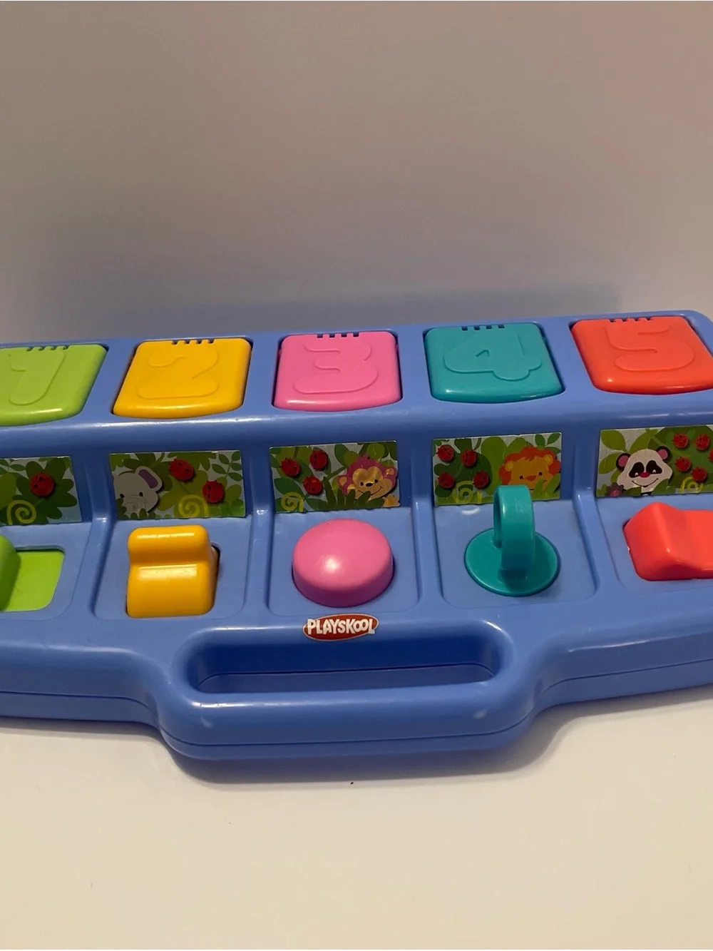 Vintage 1995 Playskool Poppin Pals Pop Up Jungle Zoo Animals Baby Toddler Toy